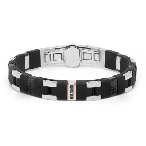 Bracelet Baraka Homme in Caoutchouc Diamante Black BR302091RODN210010 - BR302091RODN210010